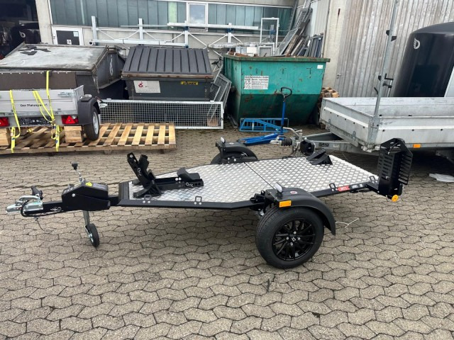 Lorries Motorradanhänger MT-1, 0,75 to. 245 x 99 cm, Alu-Felgen - Прицеп для мотоцикла: фото 1 Lorries Motorradanhänger MT-1, 0,75 to. 245 x 99 cm, Alu-Felgen - Прицеп для мотоцикла: фото 1