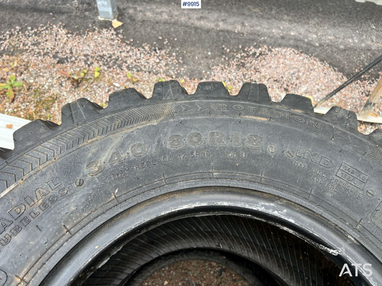 2 st NOKIAN 340/80R18 däck - Шина для Строительной техники: фото 3 2 st NOKIAN 340/80R18 däck - Шина для Строительной техники: фото 3