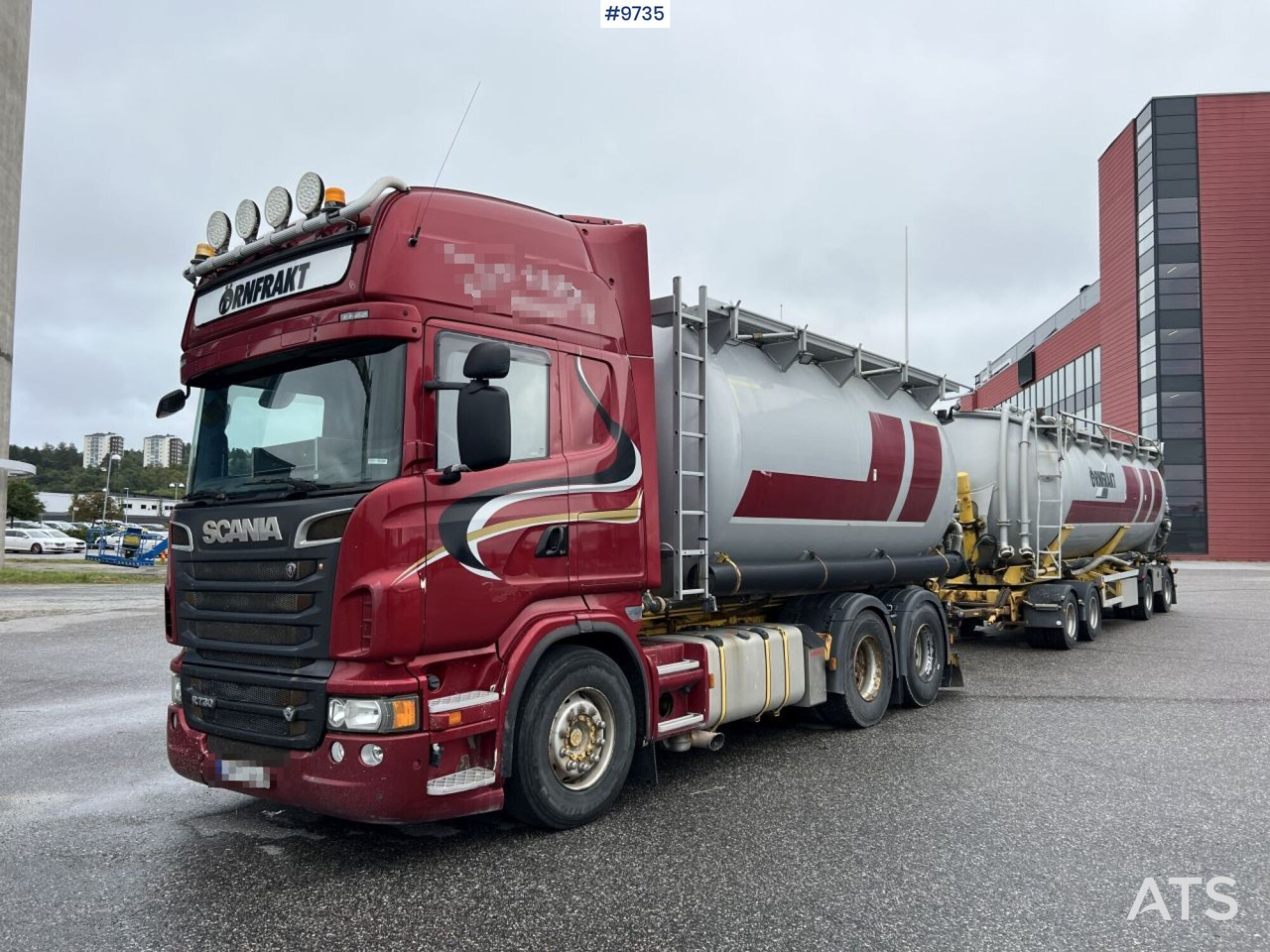 Bulk transport vehicle, Scania R730 with SITE AL-41-TPIK-4AK trailer - Грузовик-цистерна: фото 2 Bulk transport vehicle, Scania R730 with SITE AL-41-TPIK-4AK trailer - Грузовик-цистерна: фото 2