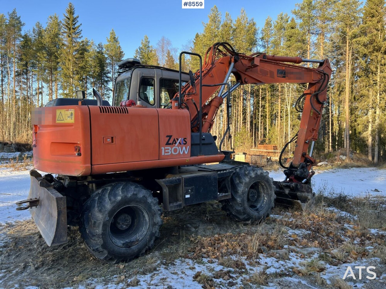 Hitachi ZX130W Wheeled excavator - Колёсный экскаватор: фото 3 Hitachi ZX130W Wheeled excavator - Колёсный экскаватор: фото 3