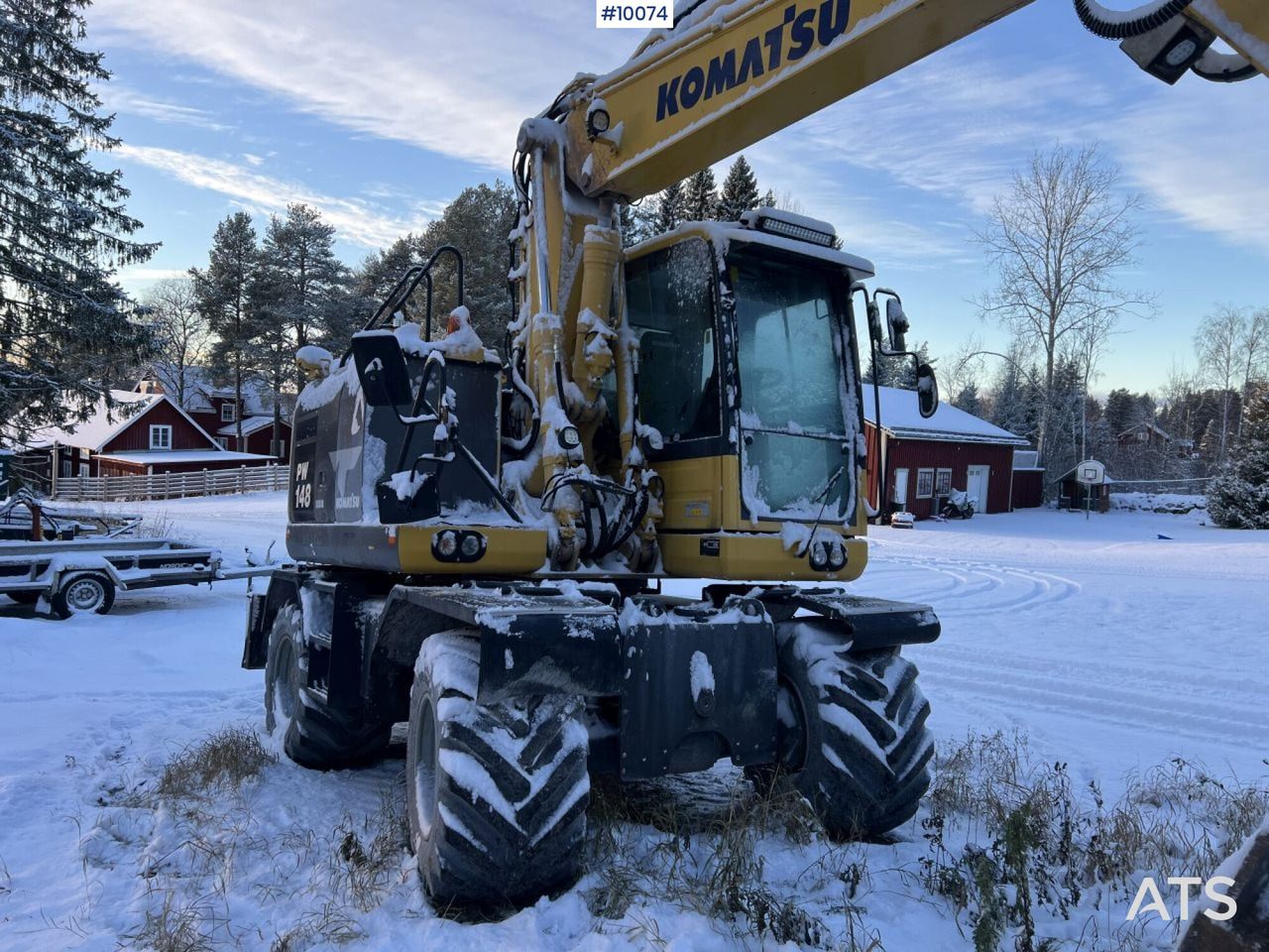 Komatsu PW148 Wheeled excavator with rotor and buckets - Колёсный экскаватор: фото 4 Komatsu PW148 Wheeled excavator with rotor and buckets - Колёсный экскаватор: фото 4