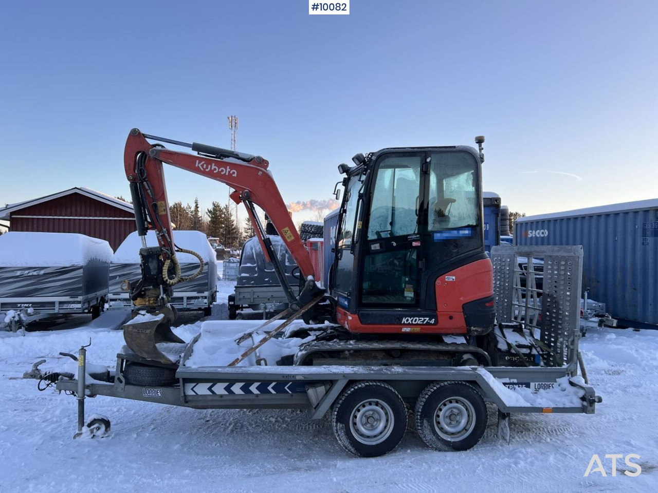 Kubota KX027-4 Mini excavator incl trailer - Мини-экскаватор: фото 3 Kubota KX027-4 Mini excavator incl trailer - Мини-экскаватор: фото 3