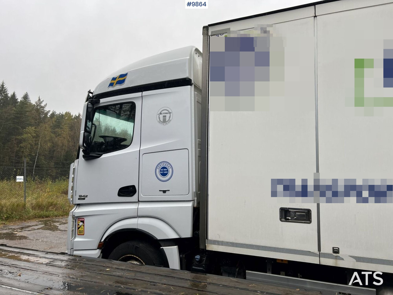 Грузовик с закрытым кузовом MERCEDES-BENZ ACTROS 963-0-A Box truck with tail lift: фото 10 Грузовик с закрытым кузовом MERCEDES-BENZ ACTROS 963-0-A Box truck with tail lift: фото 10