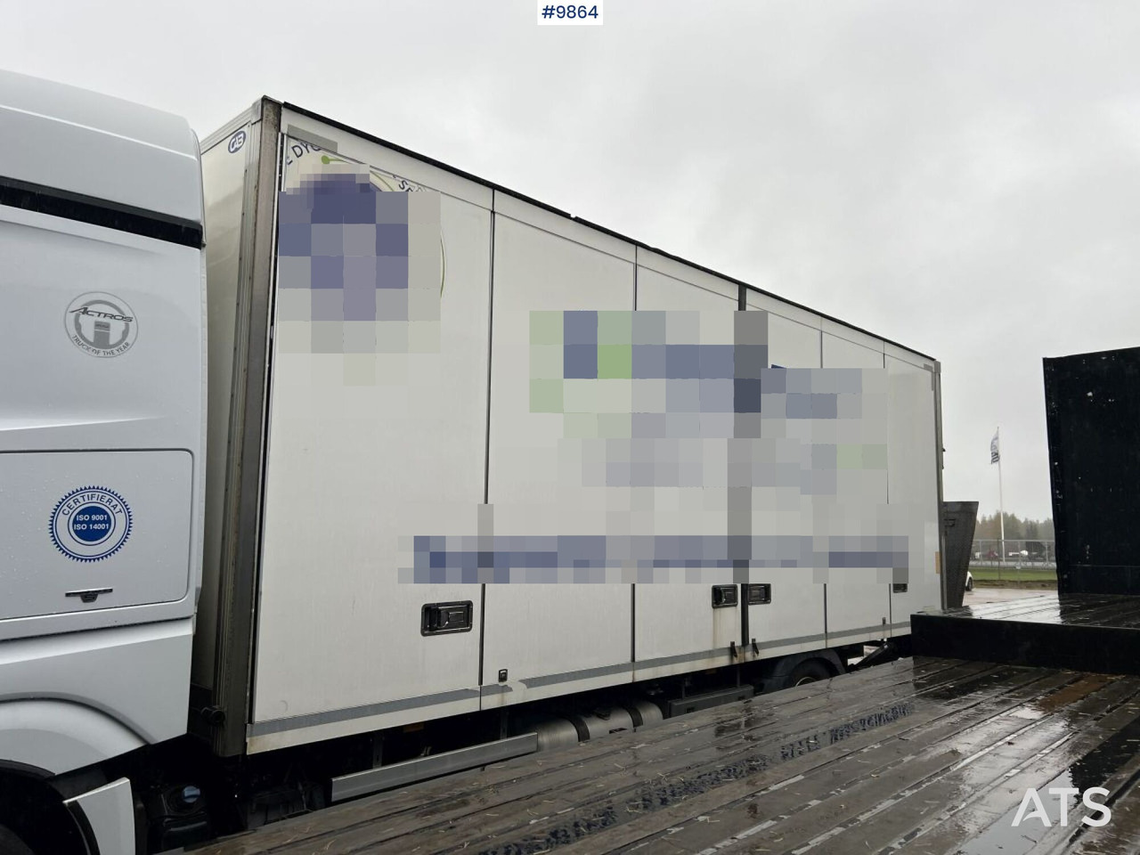Грузовик с закрытым кузовом MERCEDES-BENZ ACTROS 963-0-A Box truck with tail lift: фото 8 Грузовик с закрытым кузовом MERCEDES-BENZ ACTROS 963-0-A Box truck with tail lift: фото 8