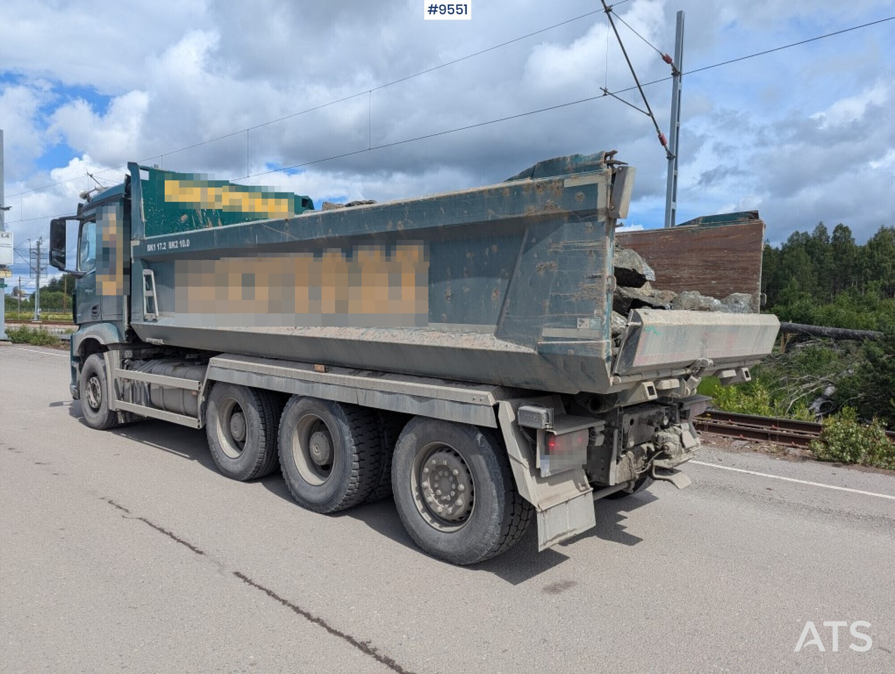Tipper truck Mercedes Benz Arocs 3253 with Zetterberg flatbed - Самосвал: фото 4 Tipper truck Mercedes Benz Arocs 3253 with Zetterberg flatbed - Самосвал: фото 4