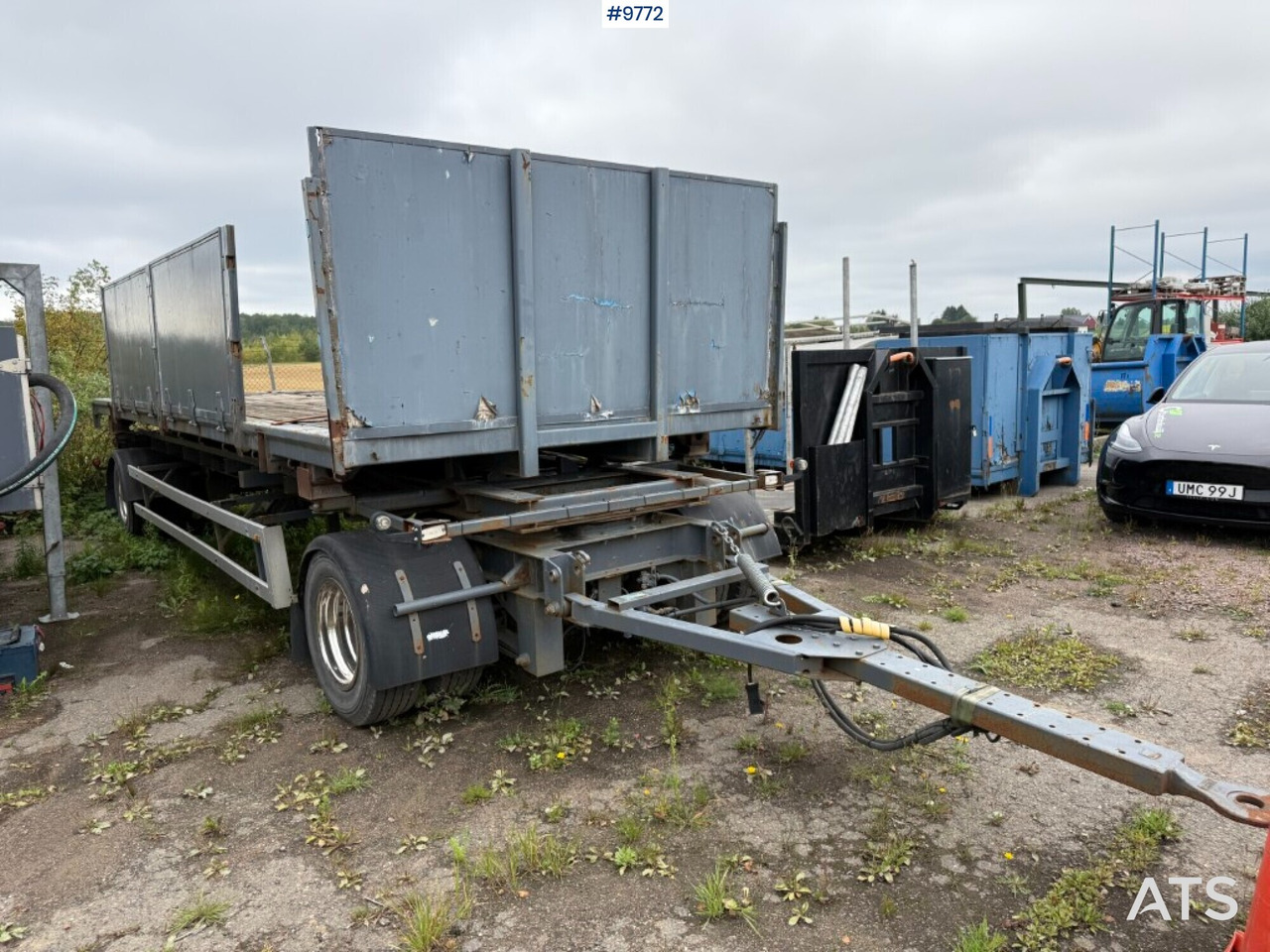 VAN HAAL R20 Hooklift body with removable flatbed - Прицеп мультилифт/ Бункеровоз, Кузов платформа: фото 2 VAN HAAL R20 Hooklift body with removable flatbed - Прицеп мультилифт/ Бункеровоз, Кузов платформа: фото 2