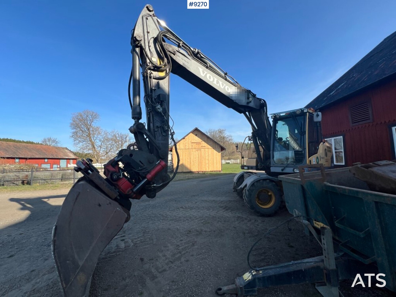 Volvo EW 160 C wheeled excavator (VIDEO) - Колёсный экскаватор: фото 5 Volvo EW 160 C wheeled excavator (VIDEO) - Колёсный экскаватор: фото 5