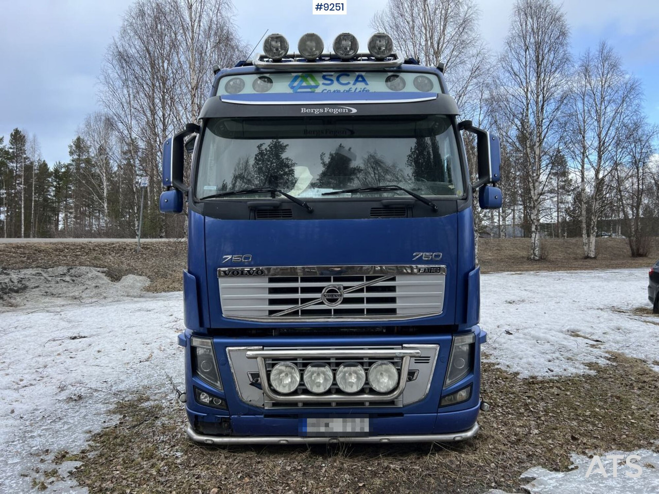Volvo FH 16 6*4 Logging truck with crane лизинг Volvo FH 16 6*4 Logging truck with crane: фото 13