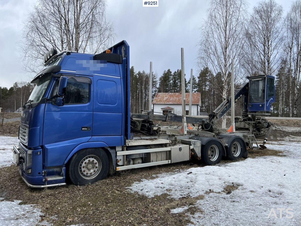 Volvo FH 16 6*4 Logging truck with crane лизинг Volvo FH 16 6*4 Logging truck with crane: фото 12