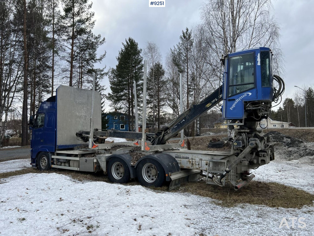 Volvo FH 16 6*4 Logging truck with crane лизинг Volvo FH 16 6*4 Logging truck with crane: фото 11