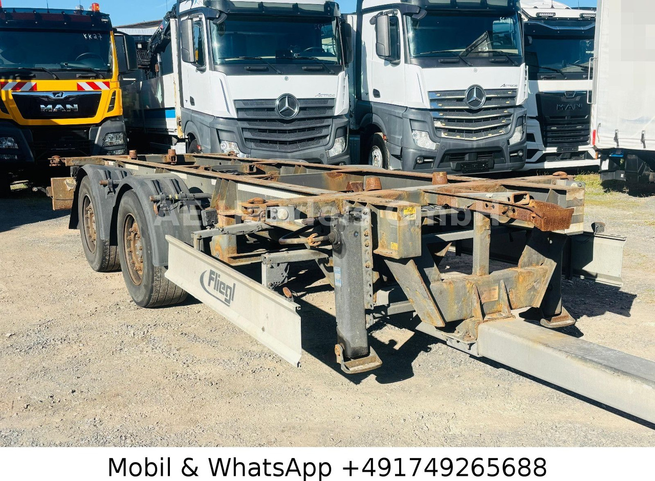 Fliegl TWP 180 Tandem BDF Tiefgekoppelt *Scheibenbremse - Прицеп-контейнеровоз/ Сменный кузов: фото 1 Fliegl TWP 180 Tandem BDF Tiefgekoppelt *Scheibenbremse - Прицеп-контейнеровоз/ Сменный кузов: фото 1