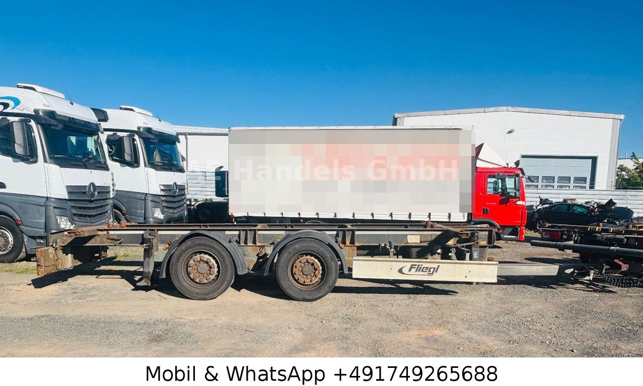 Fliegl TWP 180 Tandem BDF Tiefgekoppelt *Scheibenbremse - Прицеп-контейнеровоз/ Сменный кузов: фото 2 Fliegl TWP 180 Tandem BDF Tiefgekoppelt *Scheibenbremse - Прицеп-контейнеровоз/ Сменный кузов: фото 2