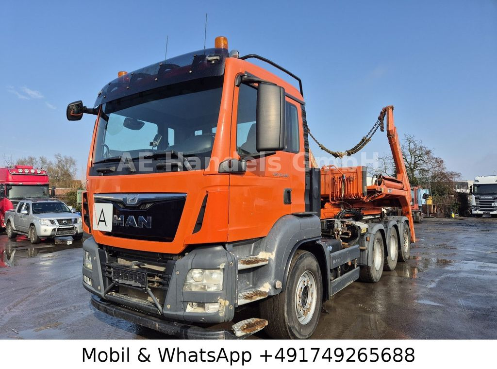 MAN TGS 35.480 M BL 8x4 *Intarder/Palfinger-T26 MAN TGS 35.480 M BL 8x4 *Intarder/Palfinger-T26 - Портальный бункеровоз: фото 1 MAN TGS 35.480 M BL 8x4 *Intarder/Palfinger-T26 MAN TGS 35.480 M BL 8x4 *Intarder/Palfinger-T26 - Портальный бункеровоз: фото 1