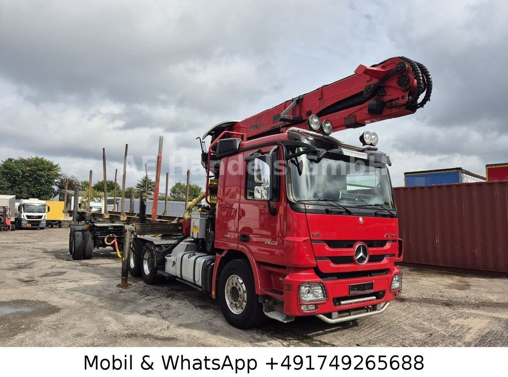 Mercedes-Benz Actros III 2660 L BL 6x4 *Retarder/AP/Palfinger - Лесовоз: фото 1 Mercedes-Benz Actros III 2660 L BL 6x4 *Retarder/AP/Palfinger - Лесовоз: фото 1