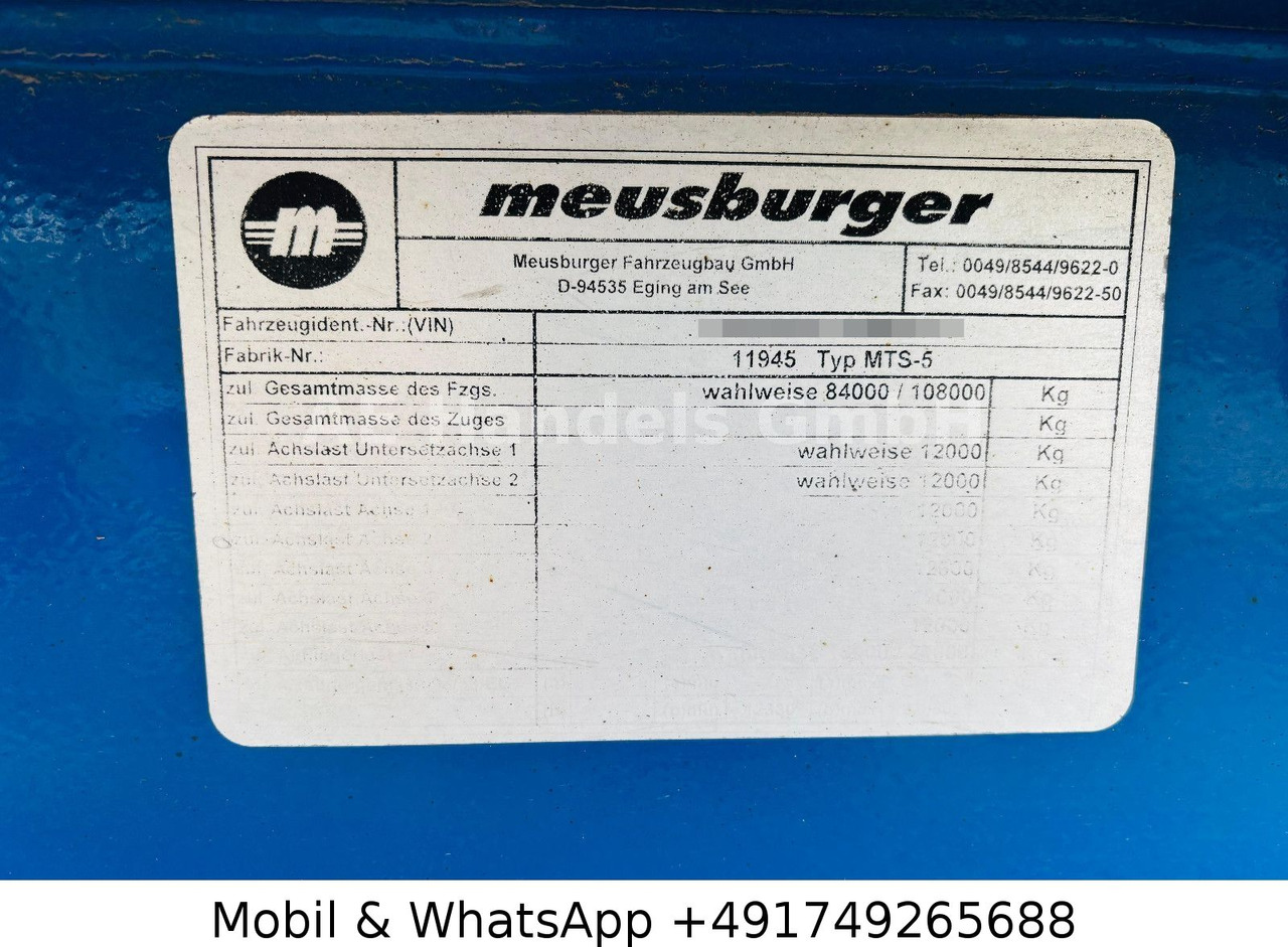 Низкорамный полуприцеп Meusburger MTS-5 *Dolly/Hydr.Rampen/Bagger-Stiel-Mulde: фото 12