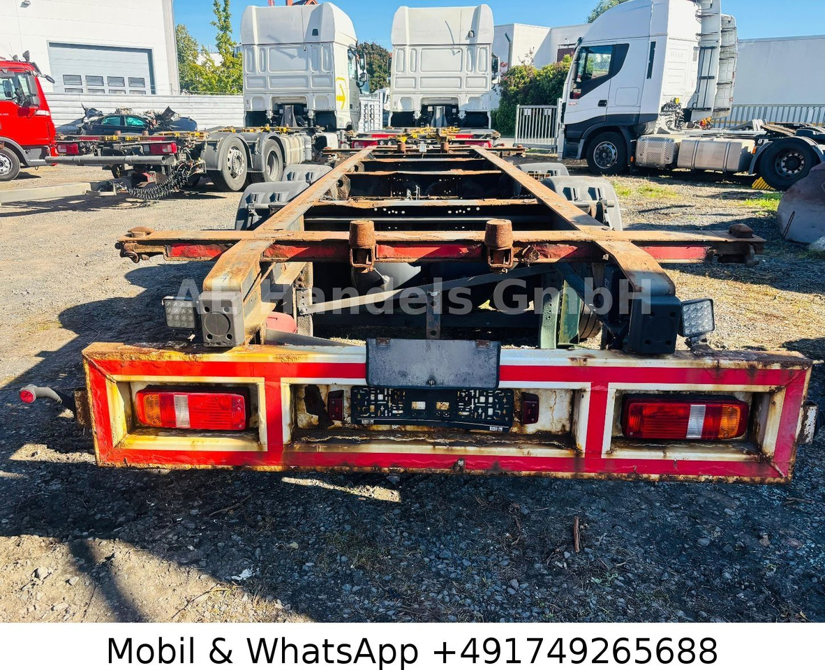 Schmitz Cargobull ZWF 18/L Tandem BDF Tiefgekoppelt*Scheibenbremse - Шасси прицеп: фото 4 Schmitz Cargobull ZWF 18/L Tandem BDF Tiefgekoppelt*Scheibenbremse - Шасси прицеп: фото 4