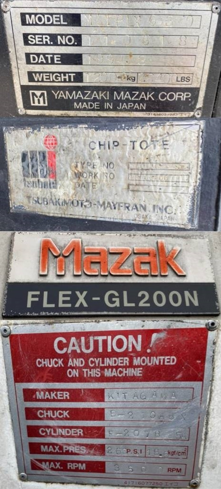 Mazak / Yamazaki FLEX-GL 200N-MLTPLX 630 1er Main - Лесозаготовительная техника: фото 5 Mazak / Yamazaki FLEX-GL 200N-MLTPLX 630 1er Main - Лесозаготовительная техника: фото 5