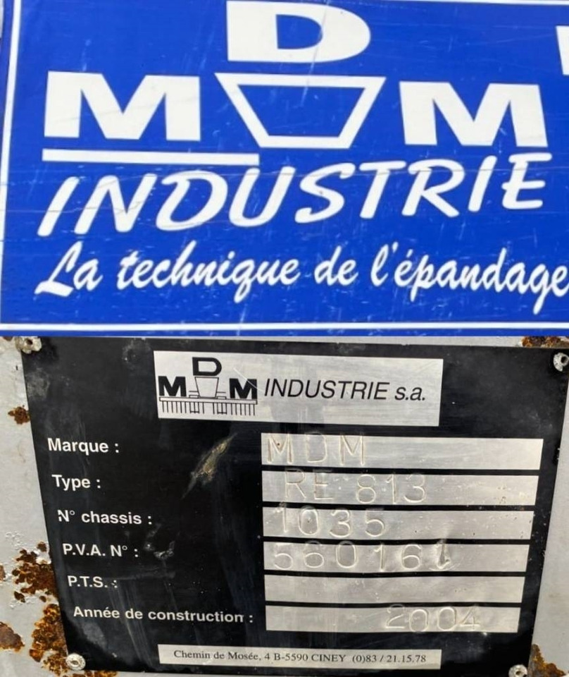 Разбрасыватель удобрений MDM RE 813 Origine Française endommagé: фото 7