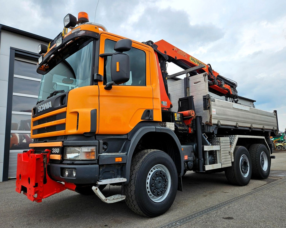 Scania P114 380 6x4-4 Palfinger PK12502 Kran Funk - Самосвал, Автоманипулятор: фото 3 Scania P114 380 6x4-4 Palfinger PK12502 Kran Funk - Самосвал, Автоманипулятор: фото 3