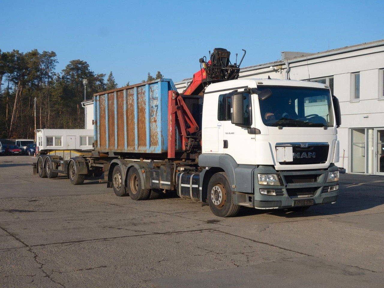 MAN TGS 26.480 Abroll mit Kran+Anhänger - Автоманипулятор: фото 2 MAN TGS 26.480 Abroll mit Kran+Anhänger - Автоманипулятор: фото 2