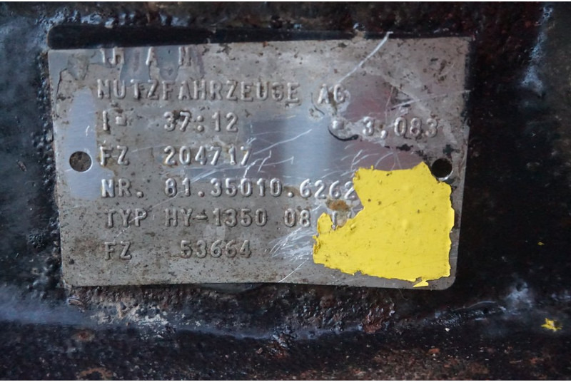 MAN HY-1350-08 37/12 - Задняя ось для Грузовиков: фото 4 MAN HY-1350-08 37/12 - Задняя ось для Грузовиков: фото 4