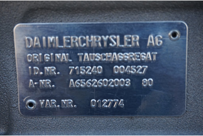 Mercedes-Benz G210-16/14.2-0.83EPS + VB VOITH 715240004527 - Коробка передач для Грузовиков: фото 5 Mercedes-Benz G210-16/14.2-0.83EPS + VB VOITH 715240004527 - Коробка передач для Грузовиков: фото 5