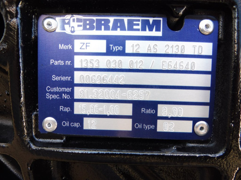 ZF 12AS2130TD - Коробка передач для Грузовиков: фото 5 ZF 12AS2130TD - Коробка передач для Грузовиков: фото 5