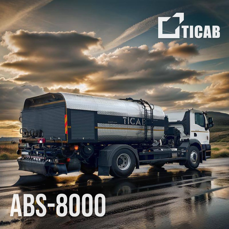 TICAB Asphalt Distributor, 8000 L, Аutonomous Asphalt Sprayer, Manufacturer - Автобетононасос: фото 1 TICAB Asphalt Distributor, 8000 L, Аutonomous Asphalt Sprayer, Manufacturer - Автобетононасос: фото 1
