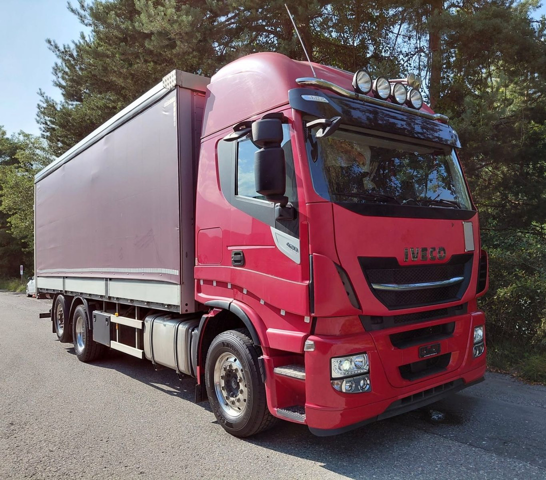 Iveco 260S42 Stralis, 6x2, Retarder, Euro 6, 7.80m box - Тентованный грузовик: фото 1 Iveco 260S42 Stralis, 6x2, Retarder, Euro 6, 7.80m box - Тентованный грузовик: фото 1