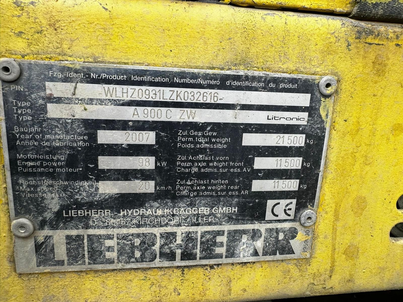 Liebherr A900C ZW Litronic PFS 2, Rail+Road, Gleisbagger - Колёсный экскаватор: фото 3 Liebherr A900C ZW Litronic PFS 2, Rail+Road, Gleisbagger - Колёсный экскаватор: фото 3