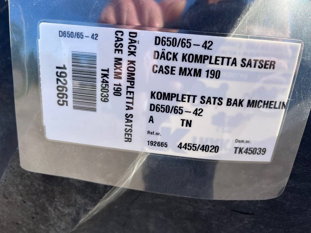 Michelin 650/65-42 hjul till Case MXM190 - Шина для Сельскохозяйственной техники: фото 2 Michelin 650/65-42 hjul till Case MXM190 - Шина для Сельскохозяйственной техники: фото 2