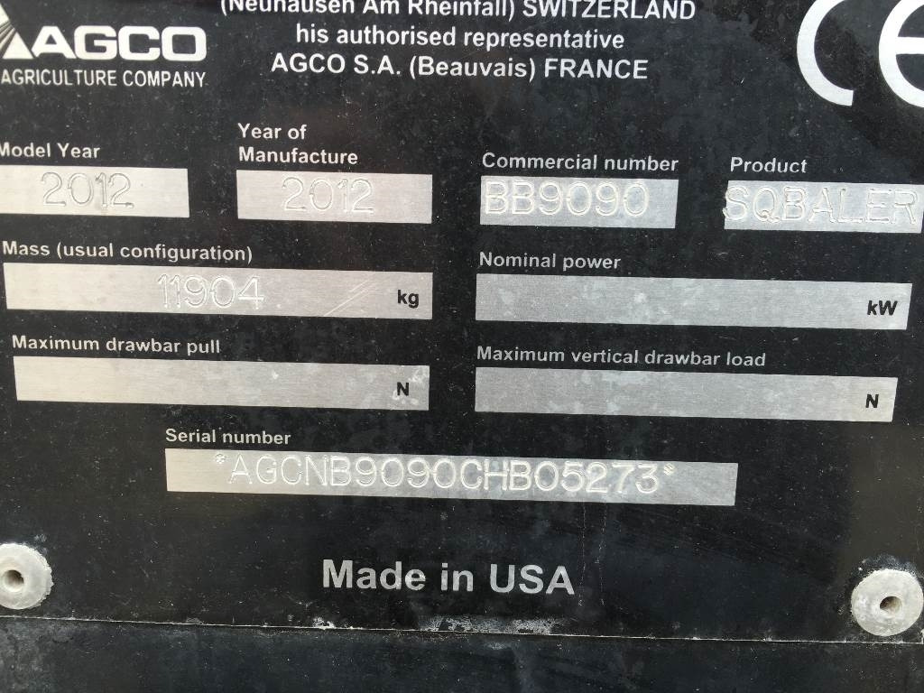 New Holland BB9090 Damaged / Skadad - Пресс-подборщик тюковый: фото 2 New Holland BB9090 Damaged / Skadad - Пресс-подборщик тюковый: фото 2