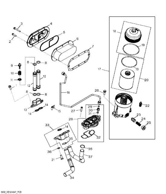 AR55394 John Deere 8345R - Chłodnica oleju - Масляный радиатор для Сельскохозяйственной техники: фото 1 AR55394 John Deere 8345R - Chłodnica oleju - Масляный радиатор для Сельскохозяйственной техники: фото 1