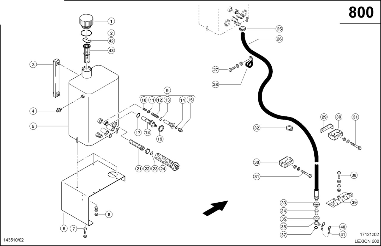 Claas Lexion 600 ZAWOREK SIŁOWNIKA HYDRAULICZNEGO 0000400403 (Zbiornik hydrauliki) - Гидравлический цилиндр для Сельскохозяйственной техники: фото 1 Claas Lexion 600 ZAWOREK SIŁOWNIKA HYDRAULICZNEGO 0000400403 (Zbiornik hydrauliki) - Гидравлический цилиндр для Сельскохозяйственной техники: фото 1