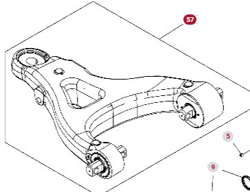 Fendt 930 933 936 939 942 GEN 7 Wahacz Dolny Prawy CZĘŚCI H218PF050047A - Рессорная подвеска для Сельскохозяйственной техники: фото 1 Fendt 930 933 936 939 942 GEN 7 Wahacz Dolny Prawy CZĘŚCI H218PF050047A - Рессорная подвеска для Сельскохозяйственной техники: фото 1