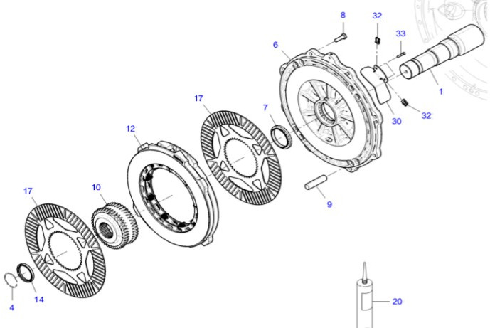 Fendt 930 933 936 939 942 Vario Gen 6 Hamulec Tarczowy Kompletny Prawa Lewa Strona CZĘŚCI - Тормозной диск для Тракторов: фото 1 Fendt 930 933 936 939 942 Vario Gen 6 Hamulec Tarczowy Kompletny Prawa Lewa Strona CZĘŚCI - Тормозной диск для Тракторов: фото 1