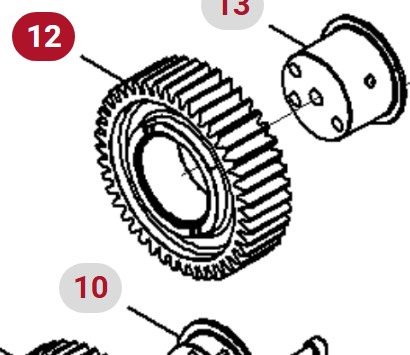 Fendt 936 Gen 7 Silnik D1556LE523 Koło Zębate Pośredniczące H218PF150068A - Двигатель и запчасти для Тракторов: фото 1 Fendt 936 Gen 7 Silnik D1556LE523 Koło Zębate Pośredniczące H218PF150068A - Двигатель и запчасти для Тракторов: фото 1