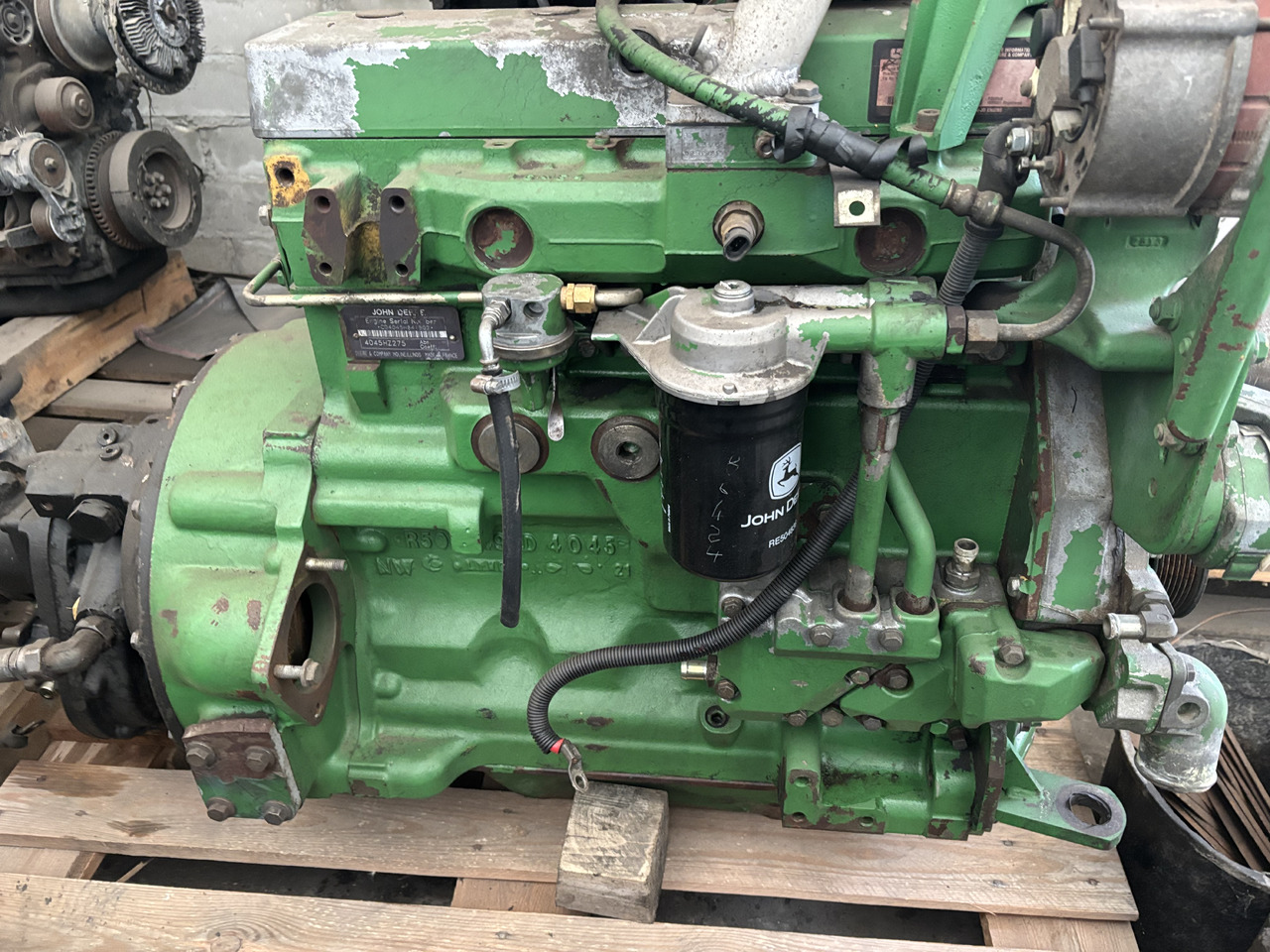 John Deere 3200, 3220, 3400 Silnik Słupek Blok Koło Zamachowe Kolektor Wał Wałek 4045HZ275 - Маховик для Сельскохозяйственной техники: фото 4 John Deere 3200, 3220, 3400 Silnik Słupek Blok Koło Zamachowe Kolektor Wał Wałek 4045HZ275 - Маховик для Сельскохозяйственной техники: фото 4