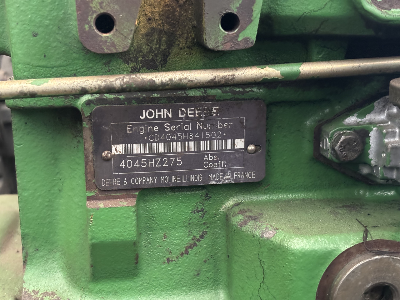 John Deere 3200, 3220, 3400 Silnik Słupek Blok Koło Zamachowe Kolektor Wał Wałek 4045HZ275 - Маховик для Сельскохозяйственной техники: фото 5 John Deere 3200, 3220, 3400 Silnik Słupek Blok Koło Zamachowe Kolektor Wał Wałek 4045HZ275 - Маховик для Сельскохозяйственной техники: фото 5