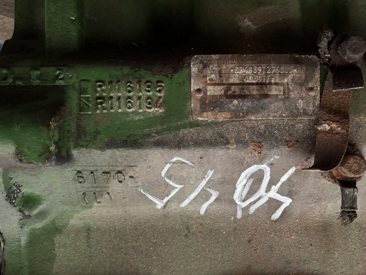 John Deere 4039TF 4045 R116195 R11619 R121421 Blok Silnika Tłoki Obudowa Koła Zamachowego CZĘŚCI - Блок цилиндров для Сельскохозяйственной техники: фото 3 John Deere 4039TF 4045 R116195 R11619 R121421 Blok Silnika Tłoki Obudowa Koła Zamachowego CZĘŚCI - Блок цилиндров для Сельскохозяйственной техники: фото 3