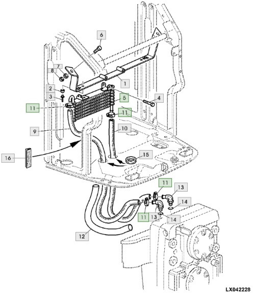 John Deere 6820 6920 6920S - chłodnica oleju AL153566 - Масляный радиатор для Сельскохозяйственной техники: фото 1 John Deere 6820 6920 6920S - chłodnica oleju AL153566 - Масляный радиатор для Сельскохозяйственной техники: фото 1
