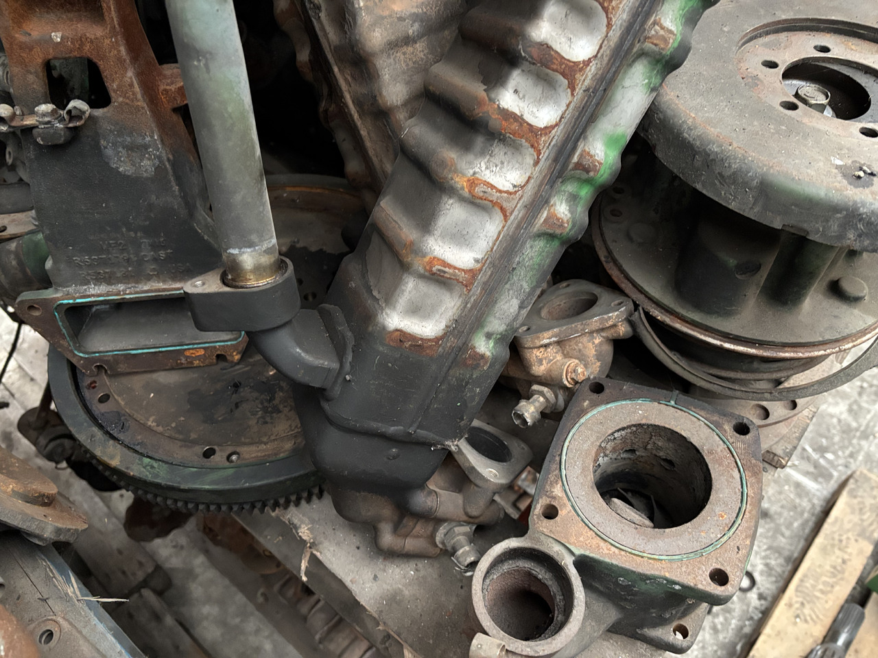 John Deere 7230 7280 8260 8310 9370 670 Silnik Blok Koło Zamachowe CZĘŚCI RE538143 R537181 - Маховик для Сельскохозяйственной техники: фото 3 John Deere 7230 7280 8260 8310 9370 670 Silnik Blok Koło Zamachowe CZĘŚCI RE538143 R537181 - Маховик для Сельскохозяйственной техники: фото 3