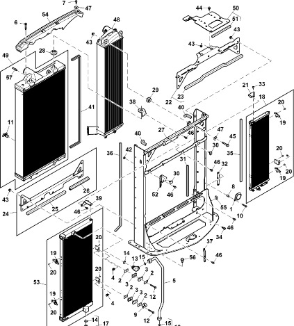 John Deere 9470RX - Chłodnica oleju RE579260 (Napęd wentylatora i chłodnica) - Масляный радиатор для Сельскохозяйственной техники: фото 1 John Deere 9470RX - Chłodnica oleju RE579260 (Napęd wentylatora i chłodnica) - Масляный радиатор для Сельскохозяйственной техники: фото 1