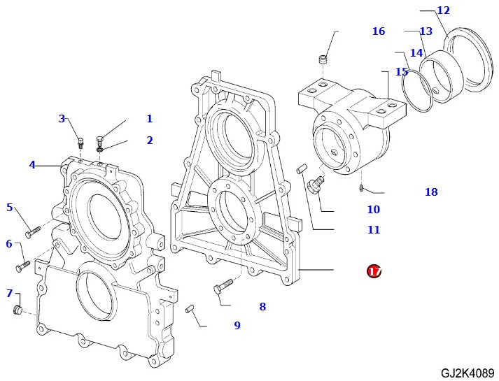 Komatsu WA100 - most napędowy tylny Carraro - obudowa 42T-23-H0P49 - Ось и запчасти для Сельскохозяйственной техники: фото 1 Komatsu WA100 - most napędowy tylny Carraro - obudowa 42T-23-H0P49 - Ось и запчасти для Сельскохозяйственной техники: фото 1