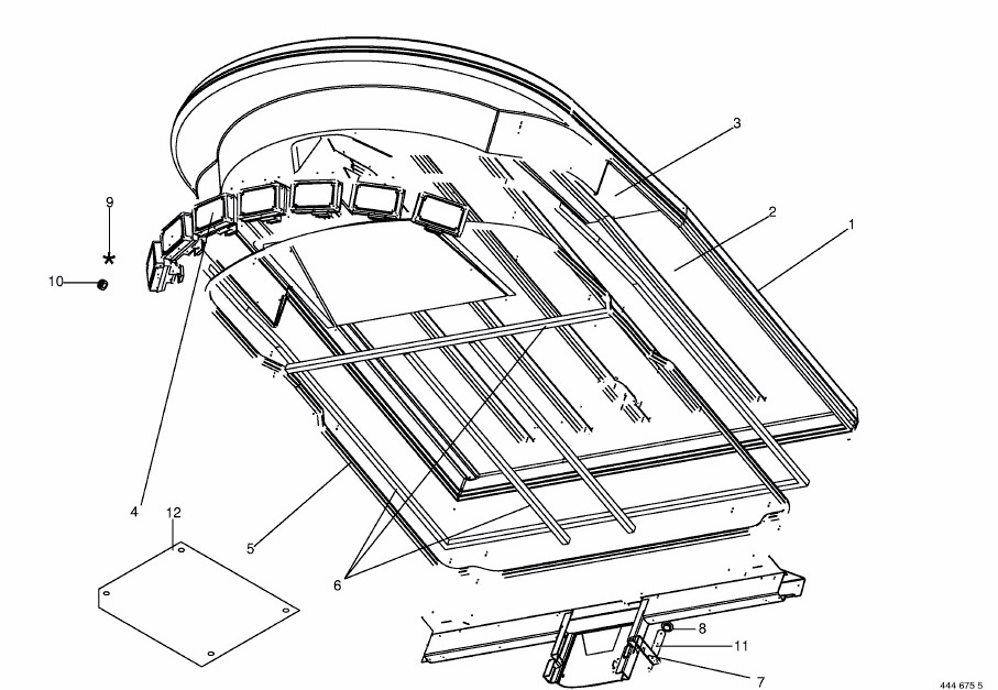 Krone Big M II - lampa lampy przednie reflektor 002205230 - Свет/ Освещение для Сельскохозяйственной техники: фото 1 Krone Big M II - lampa lampy przednie reflektor 002205230 - Свет/ Освещение для Сельскохозяйственной техники: фото 1