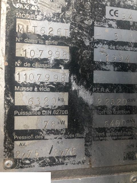 Manitou 626 - Obudowa - Кузов и экстерьер для Телескопических погрузчиков: фото 4 Manitou 626 - Obudowa - Кузов и экстерьер для Телескопических погрузчиков: фото 4