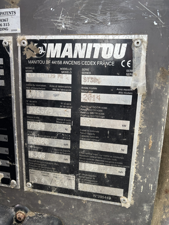 Manitou MLT 735 120 PS 2014rok Kabina Drzwi Kokpit Siedzenie Wyposażenie Wnętrza CZĘŚCI - Дверь и запчасти для Сельскохозяйственной техники: фото 5 Manitou MLT 735 120 PS 2014rok Kabina Drzwi Kokpit Siedzenie Wyposażenie Wnętrza CZĘŚCI - Дверь и запчасти для Сельскохозяйственной техники: фото 5