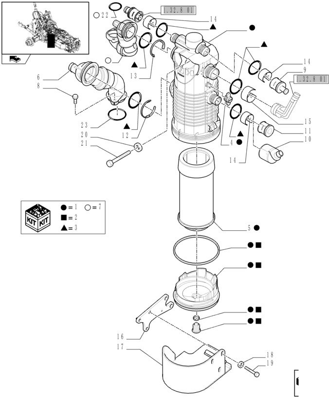 New Holland T6010 T7230 Filtr oleju hydr 194.6mm od x 493.3mm l 87313049 - Гидравлический фильтр для Сельскохозяйственной техники: фото 1 New Holland T6010 T7230 Filtr oleju hydr 194.6mm od x 493.3mm l 87313049 - Гидравлический фильтр для Сельскохозяйственной техники: фото 1