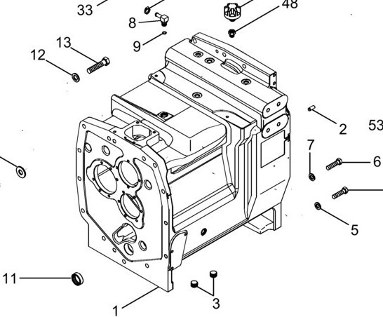 New Holland T8010 T8020 T8030 T8040 T8050 Obudowa Skrzyni Biegów 87428576 - Коробка передач для Тракторов: фото 1 New Holland T8010 T8020 T8030 T8040 T8050 Obudowa Skrzyni Biegów 87428576 - Коробка передач для Тракторов: фото 1