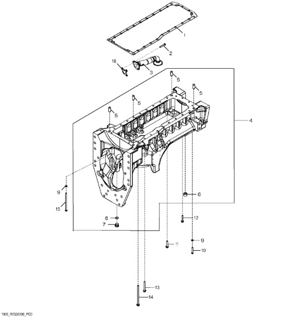 RE528732 John Deere 8345R - Wlot pompy oleju - Масляный насос для Тракторов: фото 1 RE528732 John Deere 8345R - Wlot pompy oleju - Масляный насос для Тракторов: фото 1